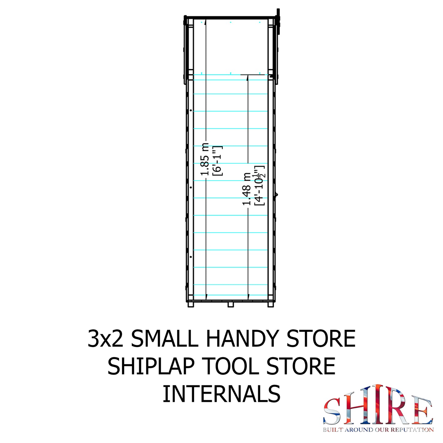 Shire Handy Store 3x2 Shiplap