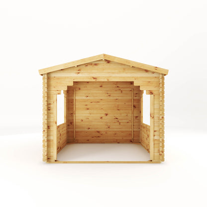 Mercia 3m x 3m Log Cabin Gazebo - 28mm