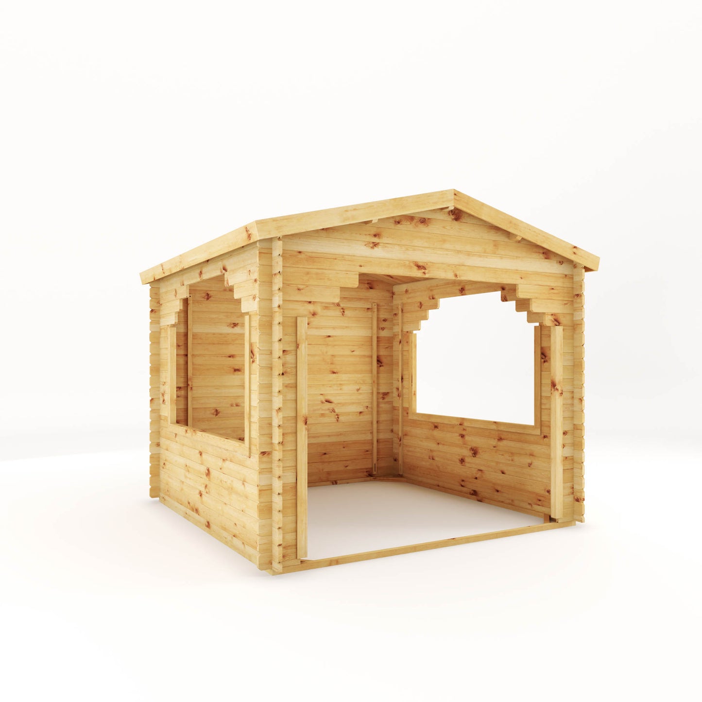 Mercia 3m x 3m Log Cabin Gazebo - 28mm