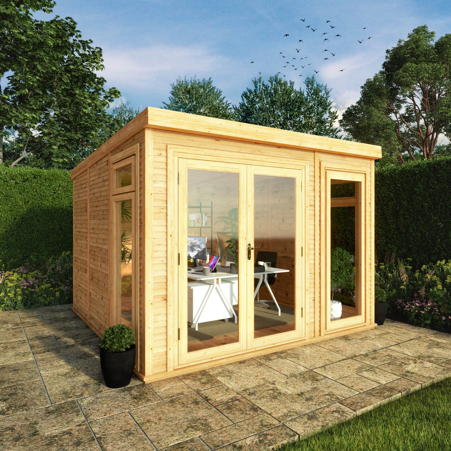 Mercia 3m x 3m(D) Self Build Insulated Garden Room