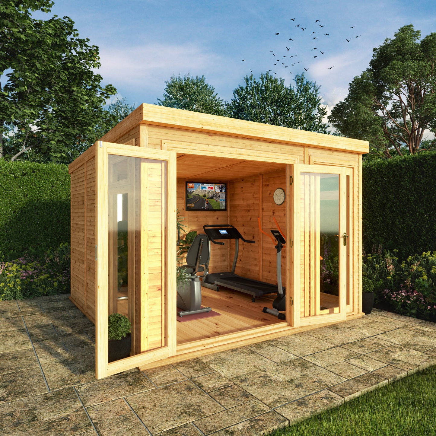 Mercia 3m x 3m(D) Self Build Insulated Garden Room