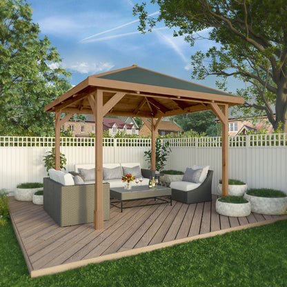 Mercia Carlton 3m x 3m Pressure Treated Gazebo