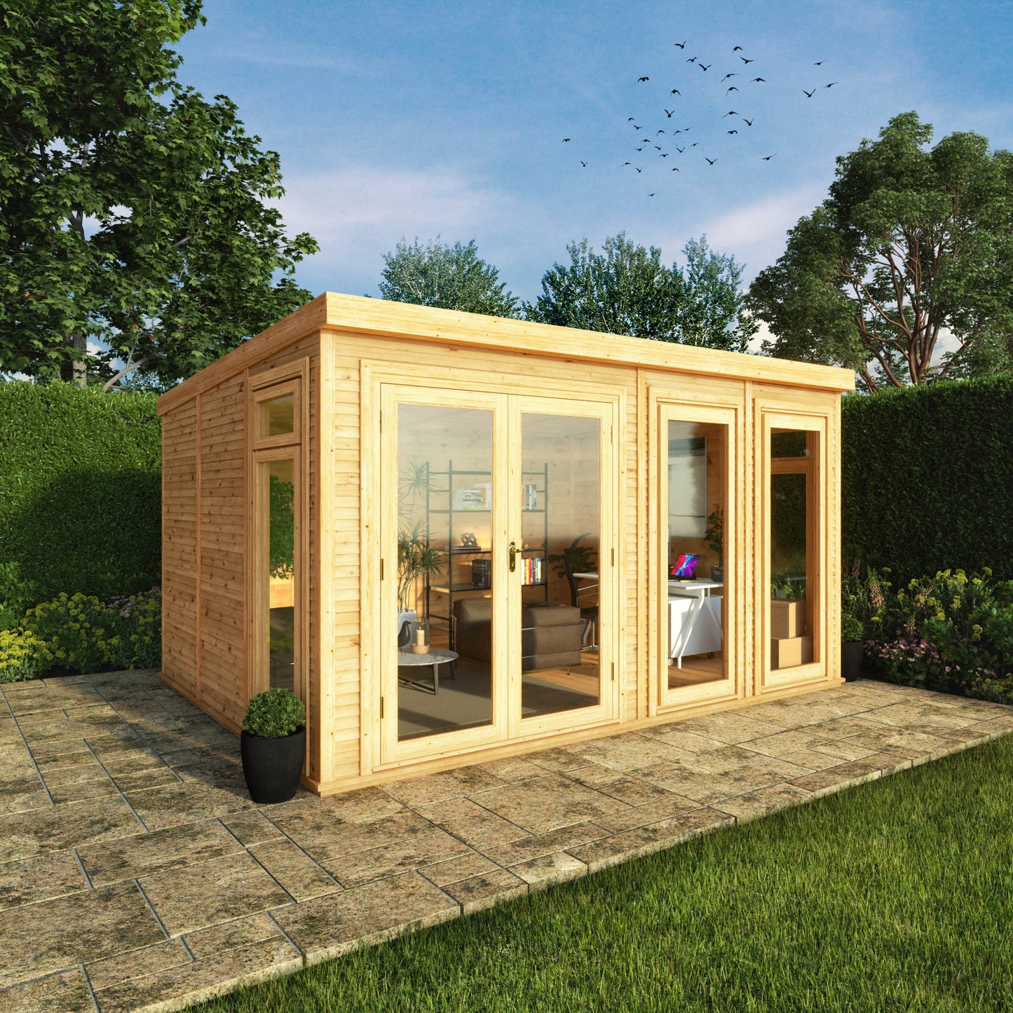 Mercia 4m x 3m(D) Self Build Insulated Garden Room