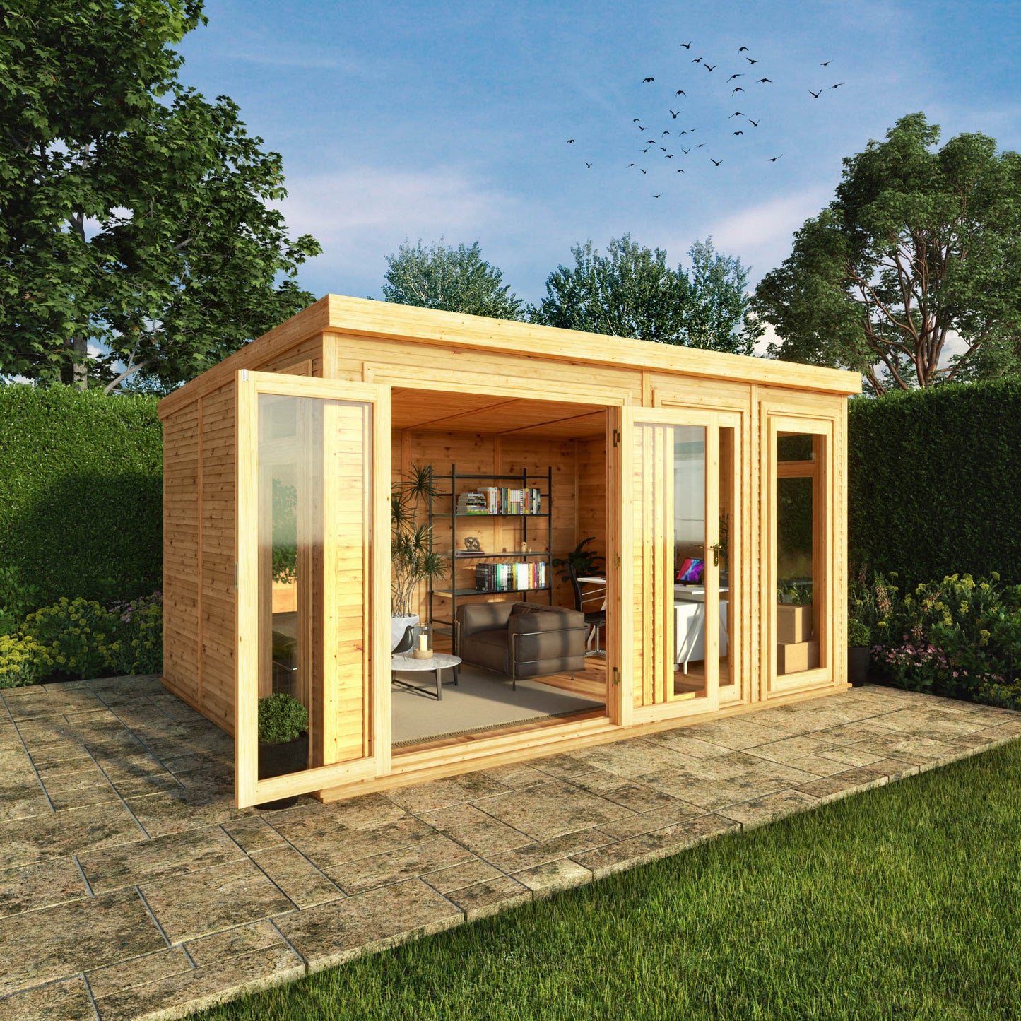 Mercia 4m x 3m(D) Self Build Insulated Garden Room