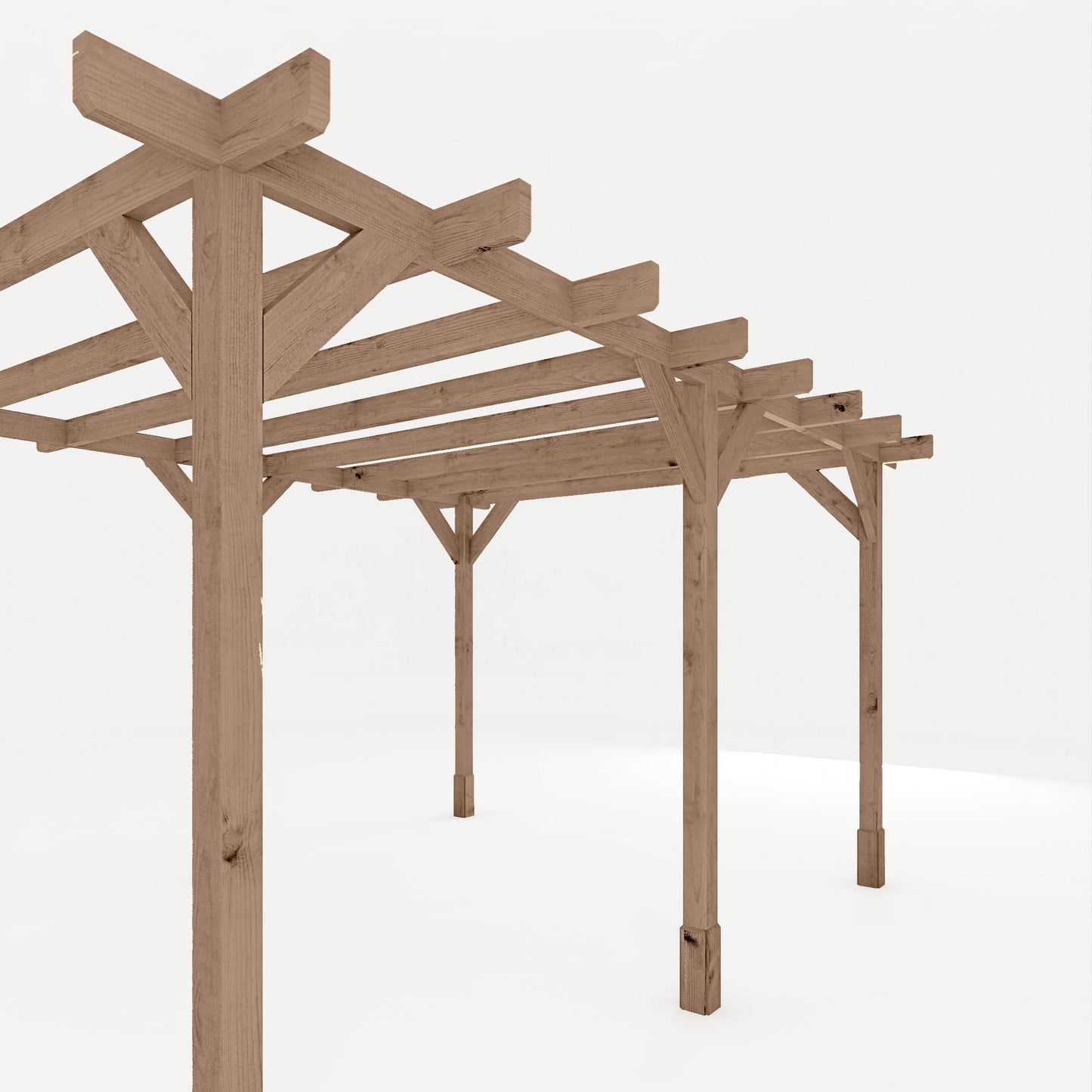 Mercia Trent 3m x 4m Pressure Treated Pergola