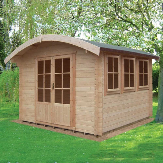 Shire Kilburn 12x14 Log Cabin (28mm - 70mm Logs)