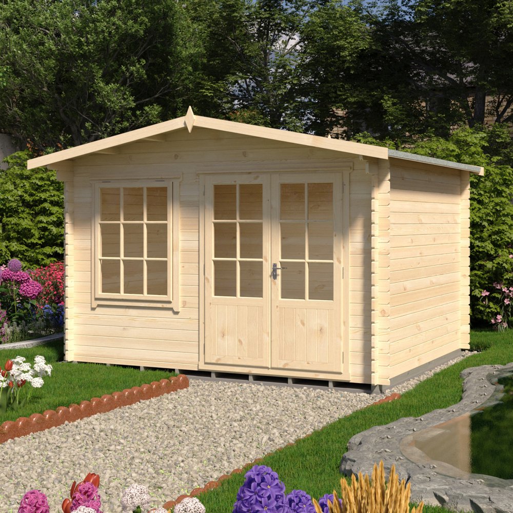 Shire Hale 12Gx10 Log Cabin (28mm - 70mm Logs)