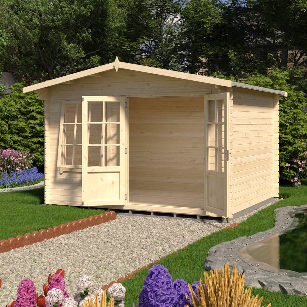 Shire Hale 12Gx10 Log Cabin (28mm - 70mm Logs)