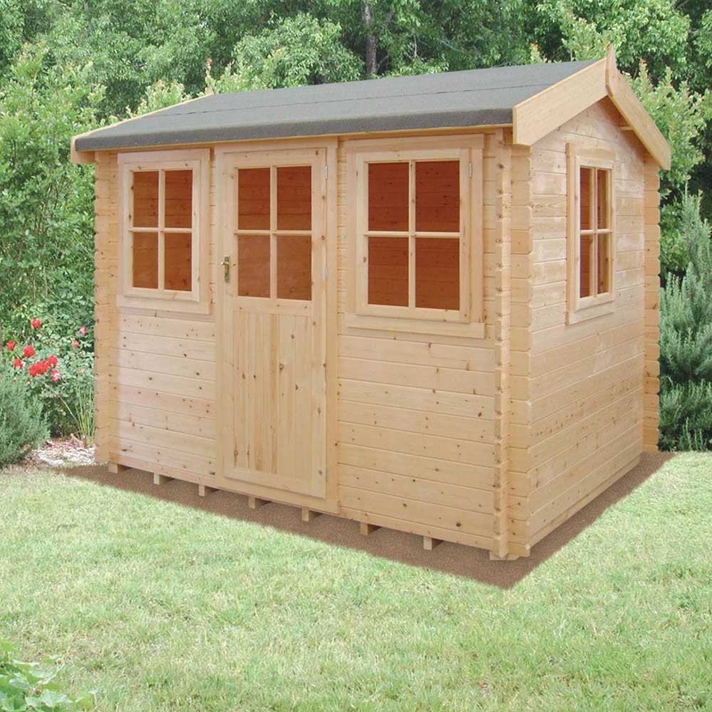 Shire Hopton 10Gx14 Log Cabin (28mm - 70mm Logs)