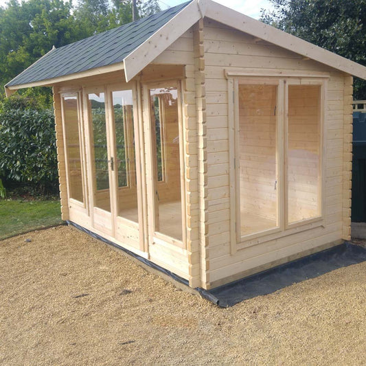 Shire Wykenham 10Gx12 Log Cabin (34mm - 70mm Logs)