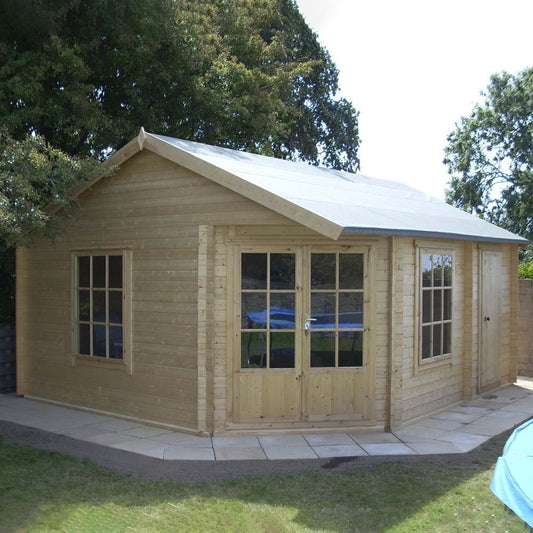 Shire Ropsley 10x14 28mm Log Cabin