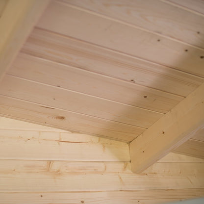 Shire Challock 12x8 Log Cabin (28mm - 70mm Logs)