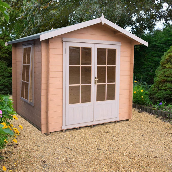 Shire 9x9 Apex Kennel and Run 2970mm Loglap
