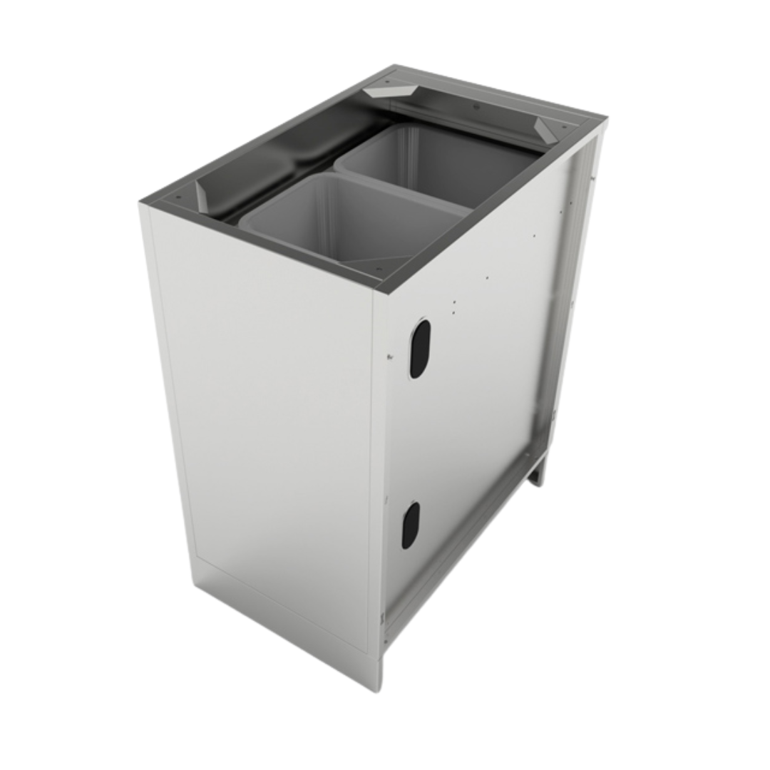 Stainless Steel Trash Drawer Cabinet