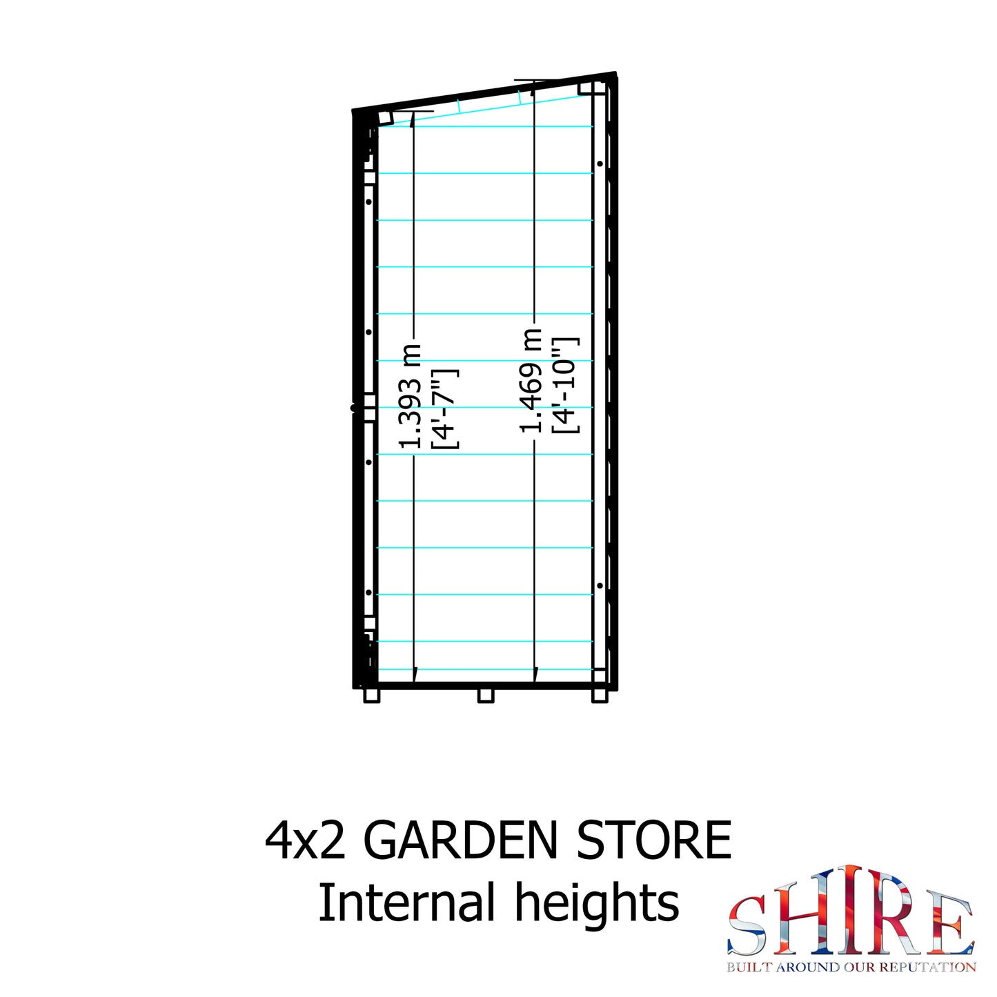 Shire Garden Store Shiplap  4x2