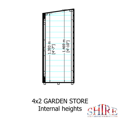 Shire Garden Store Shiplap  4x2