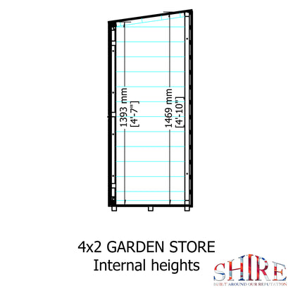 Shire Garden Store Shiplap  4x2