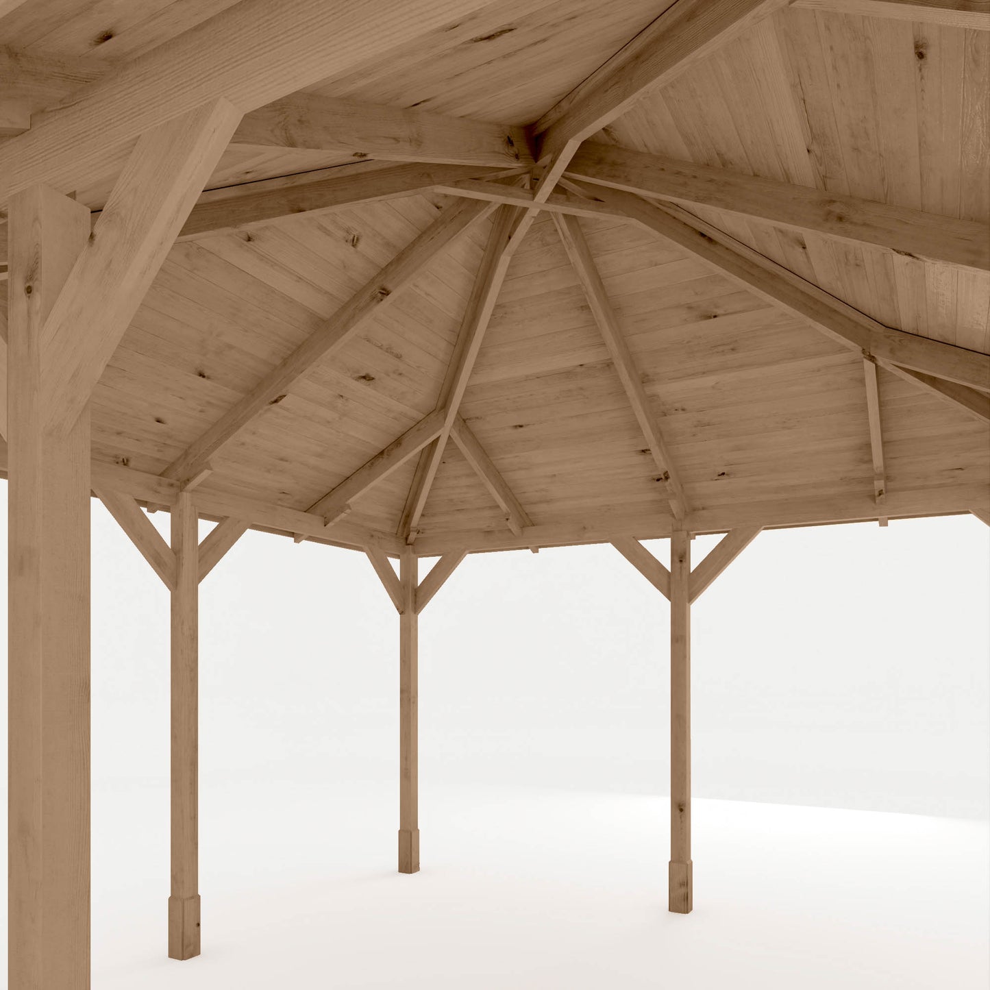 Mercia Carlton 4m x 4m Pressure Treated Gazebo