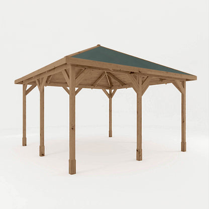 Mercia Carlton 4m x 4m Pressure Treated Gazebo