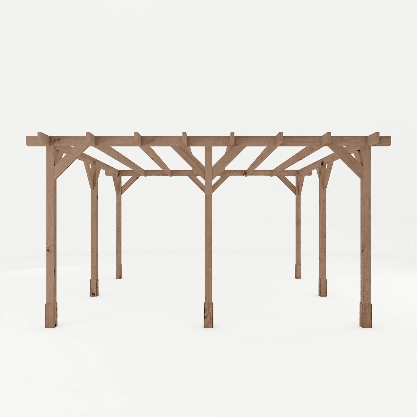 Mercia Trent 4m x 4m Pressure Treated Pergola