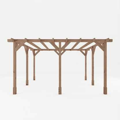 Mercia Trent 4m x 4m Pressure Treated Pergola