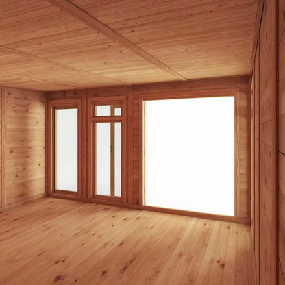 Mercia 5m x 4m(D) Insulated Garden Room with Side Shed