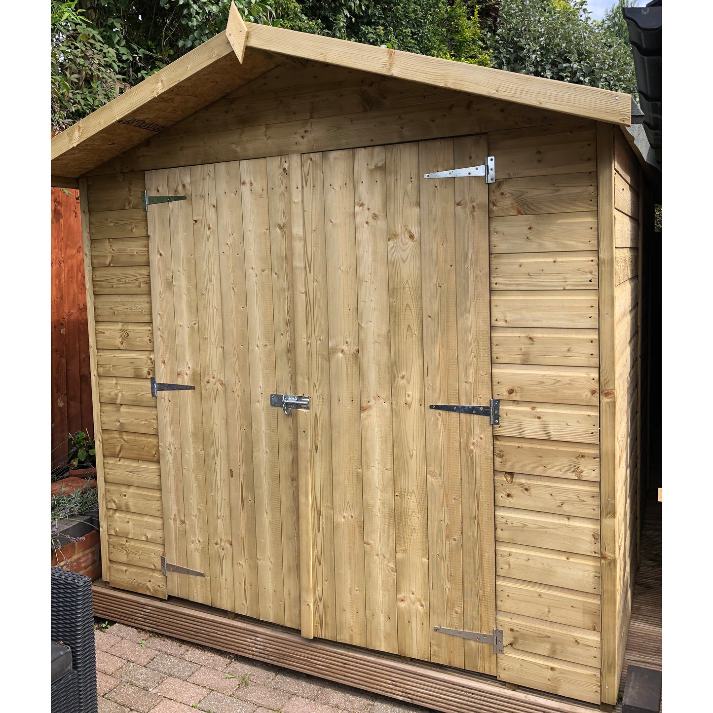 Shire Guernsey Pressure Treated 10x7 Double Door