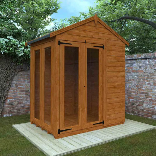 4x6 Full Pane Flex Apex Summerhouse