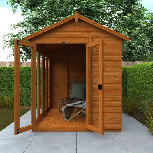 8x6 Full Pane Flex Apex Summerhouse