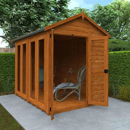 8x6 Full Pane Flex Apex Summerhouse
