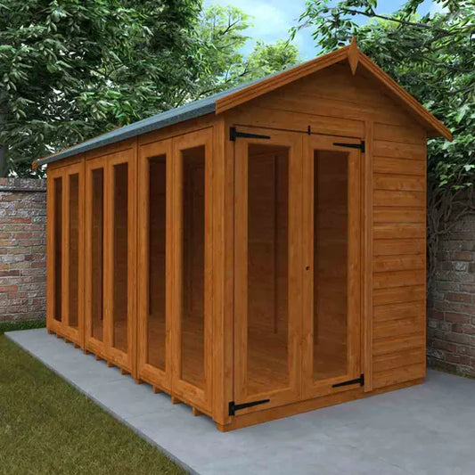 12x6 Full Pane Flex Apex Summerhouse