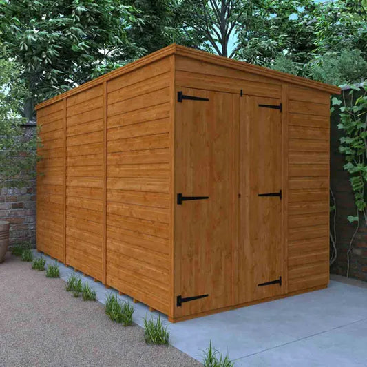 12x6 Double Door Windowless Flex Pent