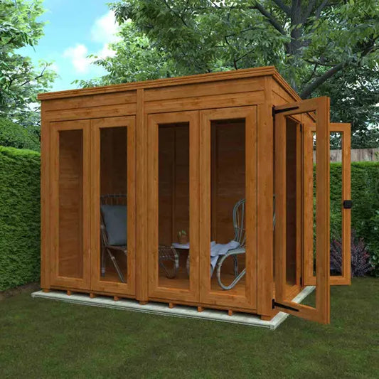 8x6 Full Pane Flex Pent Summerhouse