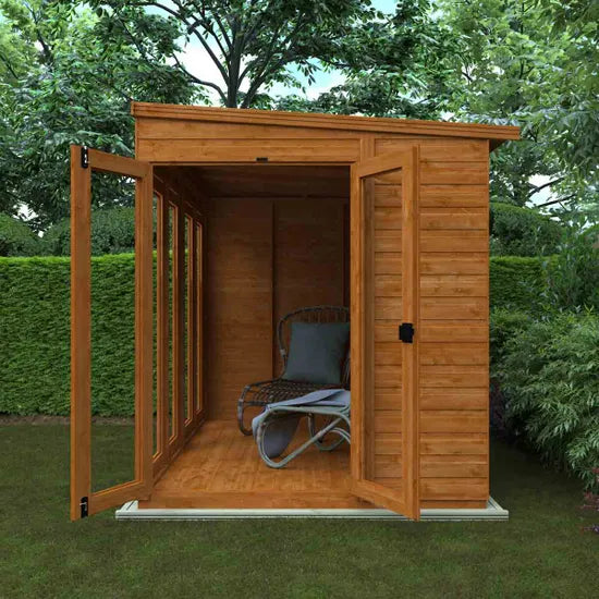 8x6 Full Pane Flex Pent Summerhouse