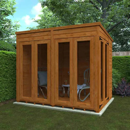 8x6 Full Pane Flex Pent Summerhouse