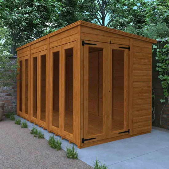 12x6 Full Pane Flex Pent Summerhouse