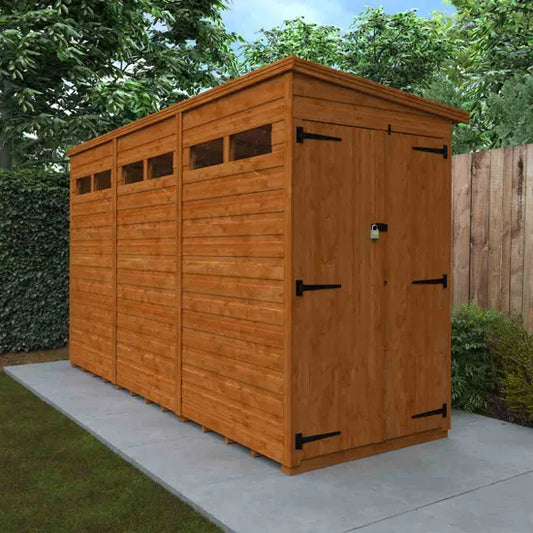 12x4 Flex Pent Security Double Door