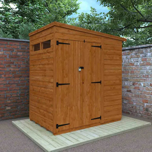 4x6 Flex Pent Security Double Door