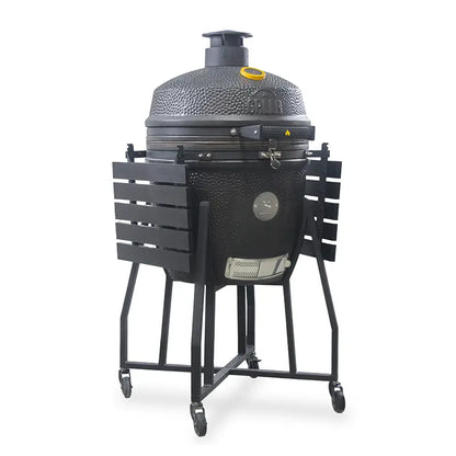 GRLLR Ember Classic 22 inch Kamado Grill| Matte Black including Trolley