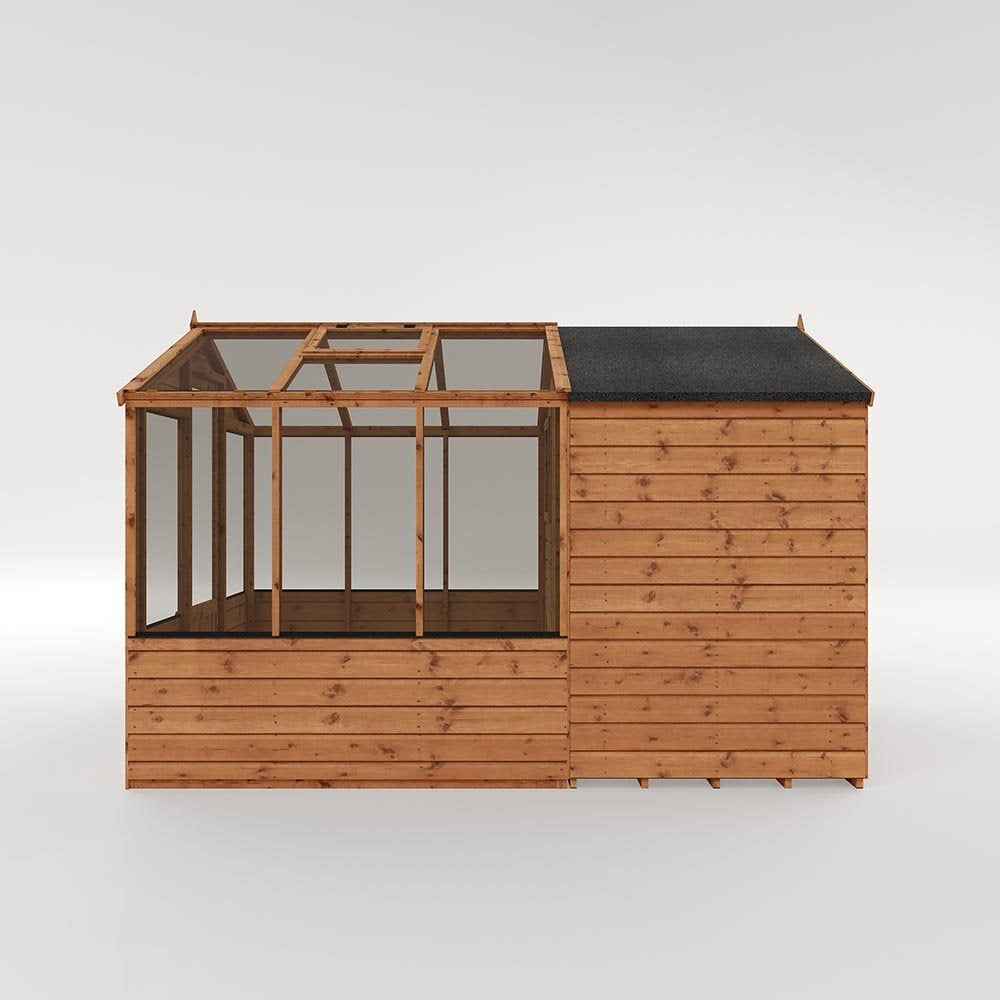 Mercia 10 x 6 Traditional Apex Greenhouse Combi Shed
