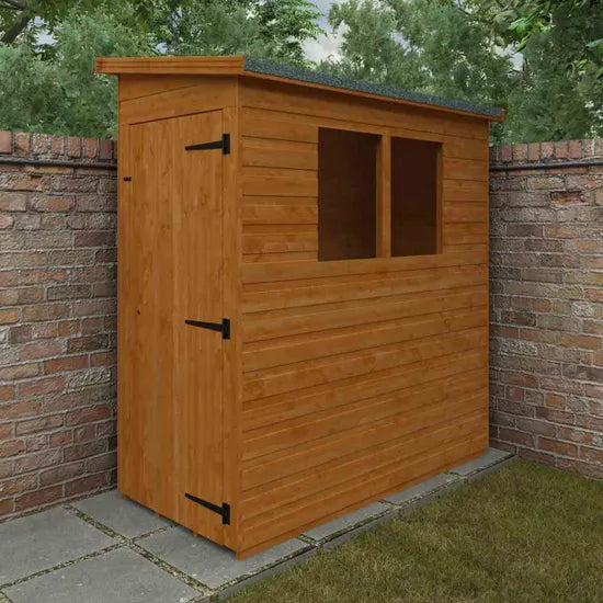 6x3 Lean-To Pent Shiplap Shed