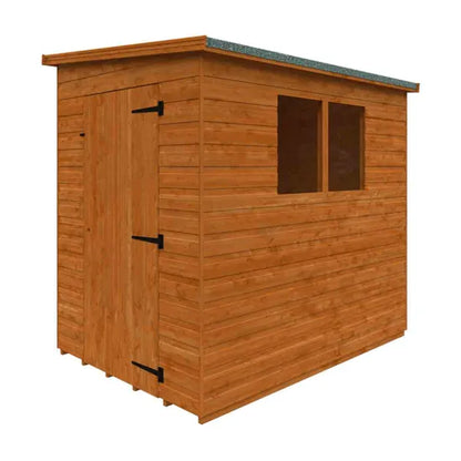 7x5 Lean-To Pent Shiplap Shed