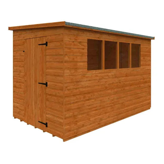 10x6 Lean-To Pent Shiplap Shed