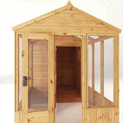 Mercia 12 x 6 Woodsman Combi Greenhouse Shed - Styrene