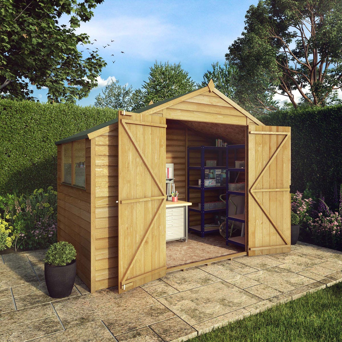 Mercia 10 x 6 Modular Shiplap Apex