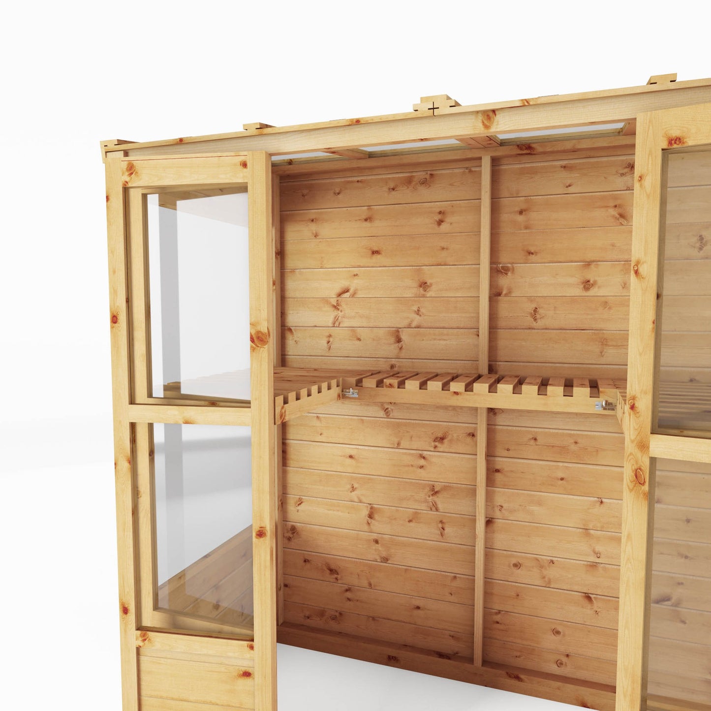 Mercia 6 x 3 Traditional Tall Wall Greenhouse