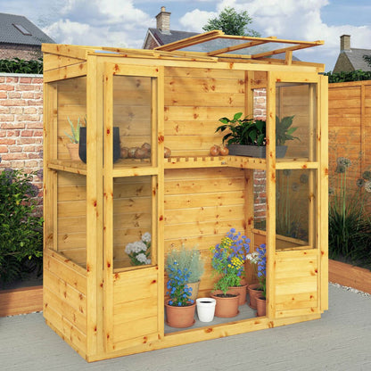 Mercia 6 x 3 Traditional Tall Wall Greenhouse