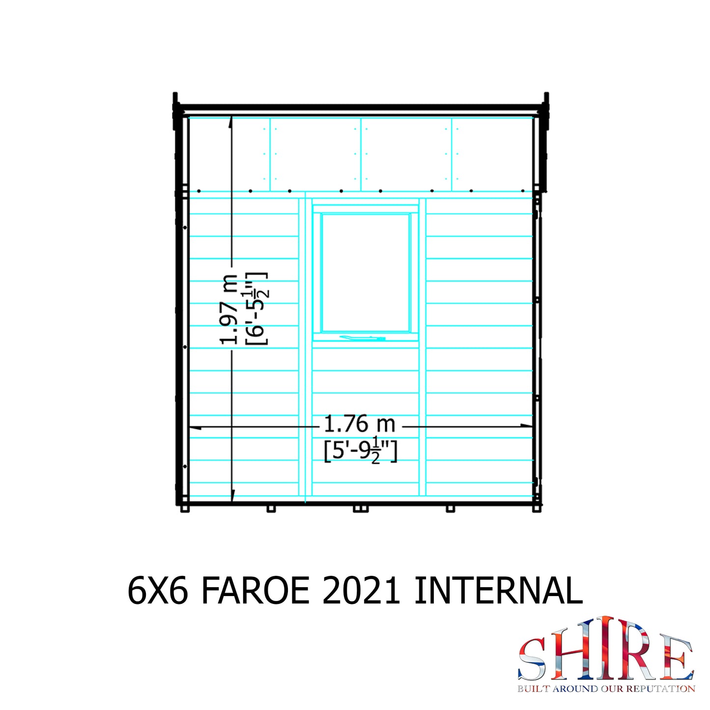 Shire Faroe Single Door 6 x 6