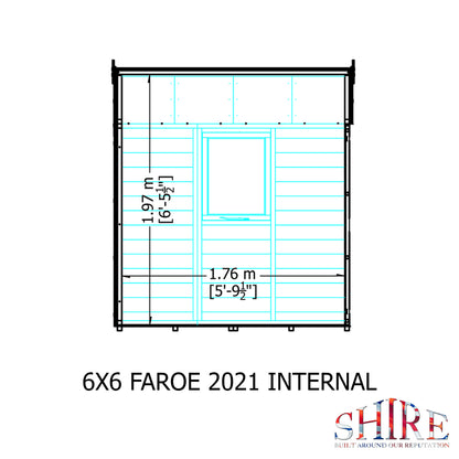 Shire Faroe Single Door 6 x 6