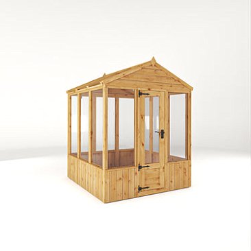 Mercia 6 x 6 Woodsman Apex Greenhouse - Styrene